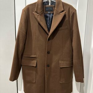 Sean John Classic Brown Pea Coat